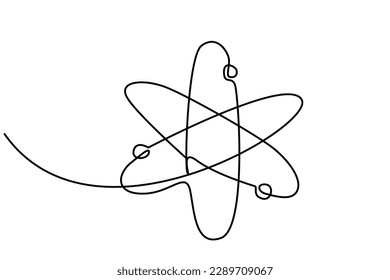 science atom molecule education line art