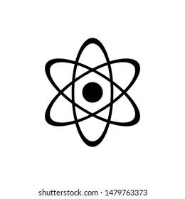 Science atom symbol icon vector EPS 10 illustration