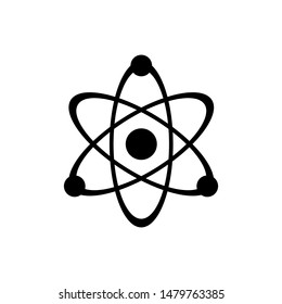 Science atom symbol icon vector EPS 10 illustration