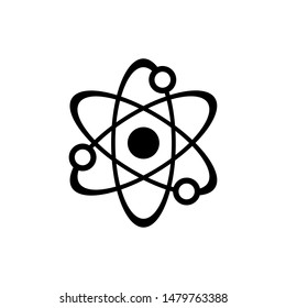 Science atom symbol icon vector EPS 10 illustration