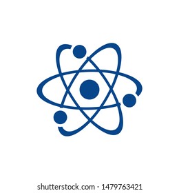 Science atom symbol icon vector EPS 10 illustration