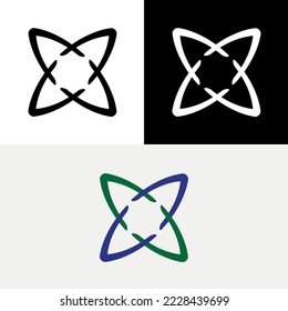 Science Atom Symbol Simple Abstract Logo