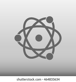 Science Atom Vector Icon Illustration