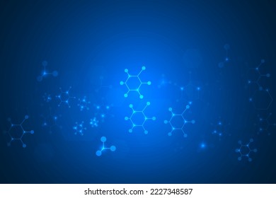 science backdrop abstract. chemistry background design technology.