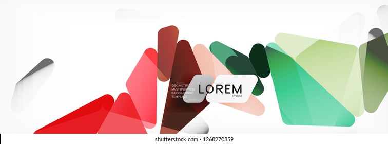 Science background. Abstract triangle pattern. Vector abstract geometric template design