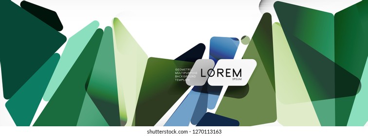 Science background. Abstract triangle pattern. Vector abstract geometric template design