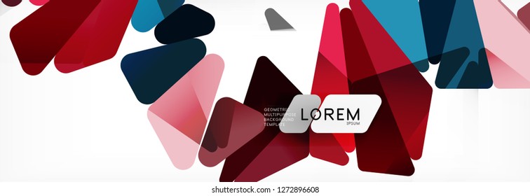 Science background. Abstract triangle pattern. Vector abstract geometric template design