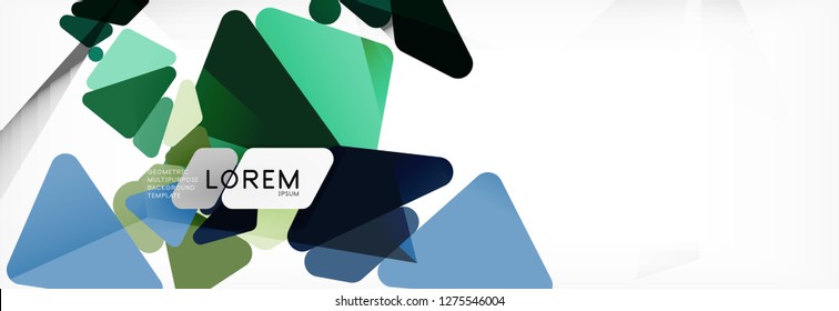 Science background. Abstract triangle pattern. Vector abstract geometric template design