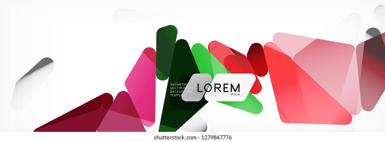 Science background. Abstract triangle pattern. Vector abstract geometric template design