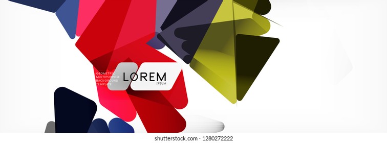 Science background. Abstract triangle pattern. Vector abstract geometric template design