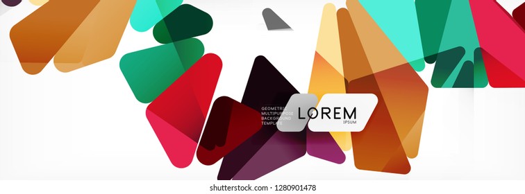 Science background. Abstract triangle pattern. Vector abstract geometric template design