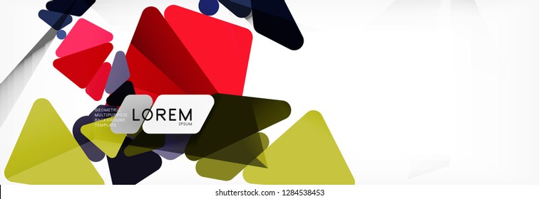 Science background. Abstract triangle pattern. Vector abstract geometric template design