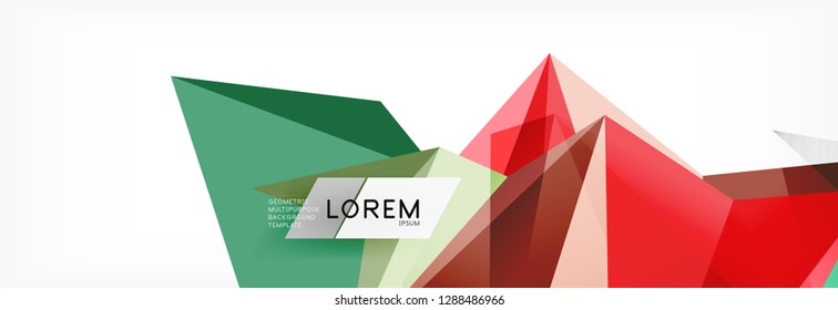 Science background. Abstract triangle pattern. Vector abstract geometric template design