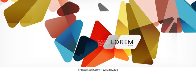 Science background. Abstract triangle pattern. Vector abstract geometric template design