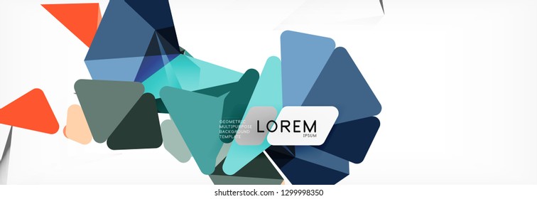 Science background. Abstract triangle pattern. Vector abstract geometric template design