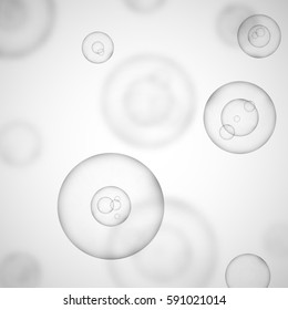 Science background with cells. Graphic concept for your design.