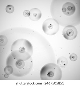 Science background with cells. Scientific medical developments.  Graphic concept for your design