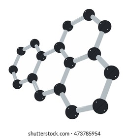Science background with molecule on white Vector