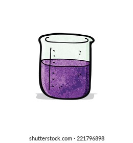 science beaker cartoon
