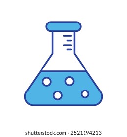 Science Beaker icon isolated on a white background. Vector illustration.
