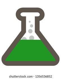 Science beaker icon trendy icon on white background for web graphic