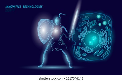 Science biology gene modifying concept. Laser operation virtual reality modification. Futuristic medicine research gene therapy health analysis vector illustration