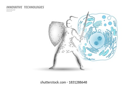 Science biology gene modifying concept. Laser operation virtual reality modification. Futuristic medicine research gene therapy health analysis vector illustration