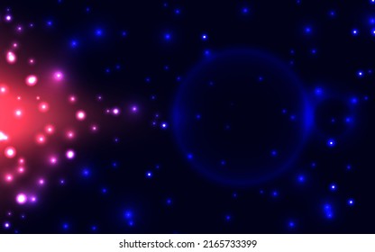Science bokeh soft light abstract background, Vector eps 10 illustration bokeh particles, Background decoration	