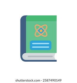 Science Book Flat Icon Design