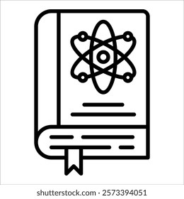 Science Book Icon Element For Design