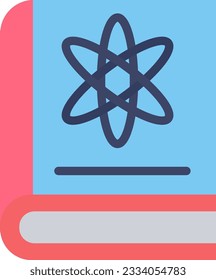 Icono del Libro de Ciencia. Adecuado para aplicaciones móviles.