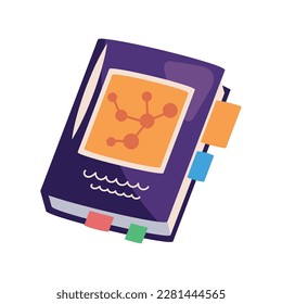 science book icon isolated white background