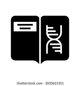 Symbol oder Logo für das Wissenschaftsbuch, einzelne Zeichen, Vektorgrafik - hochwertige Vektorgrafiken im schwarzen Stil
