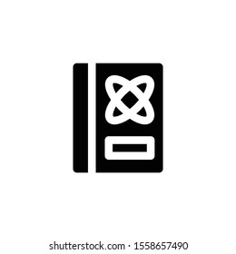 Science Book Icon, Physics Logo, Education & School Symbol .