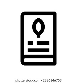 icono del libro de ciencia para tu sitio web, móvil, presentación y diseño de logotipo.