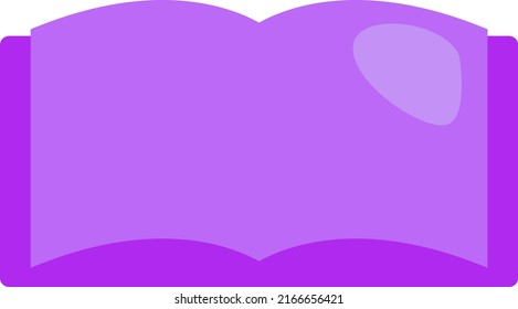 Libro de ciencia, ilustración, vector sobre fondo blanco.