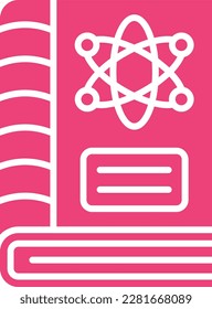 Science Book vector icon. Can be used for printing, mobile and web applications.