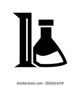 science chemistry icon or logo isolated sign symbol vector illustration - high quality black style vector icons
