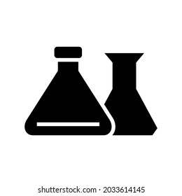 science chemistry icon or logo isolated sign symbol vector illustration - high quality black style vector icons
