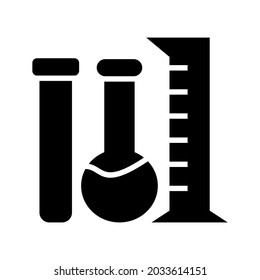 science chemistry icon or logo isolated sign symbol vector illustration - high quality black style vector icons
