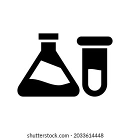 science chemistry icon or logo isolated sign symbol vector illustration - high quality black style vector icons
