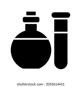 science chemistry icon or logo isolated sign symbol vector illustration - high quality black style vector icons
