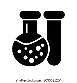 science chemistry icon or logo isolated sign symbol vector illustration - high quality black style vector icons
