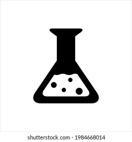 Science chemistry icon vector graphic illustration