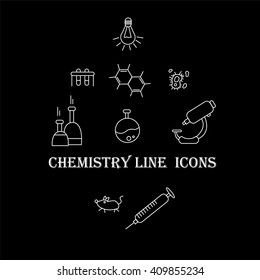 the science of chemistry icons