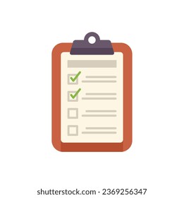 Science clipboard icon flat vector. Lab research. Chemical test isolated