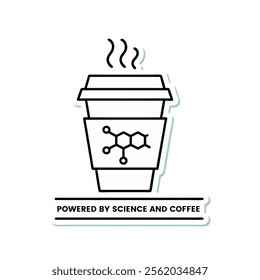 Science Coffee t-shirt design,coffee vector,coffee t-shirt quotes