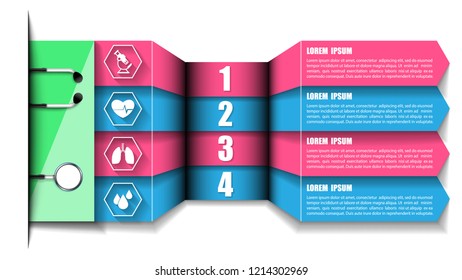 The science concept background illustration vector, healthcare provider to protect your heart from serious diseases.