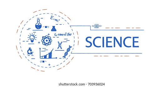 Science creative vector illustration eps 10.