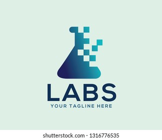 Science Data Labs Logo Design Inspiration Stock Vector (Royalty Free ...